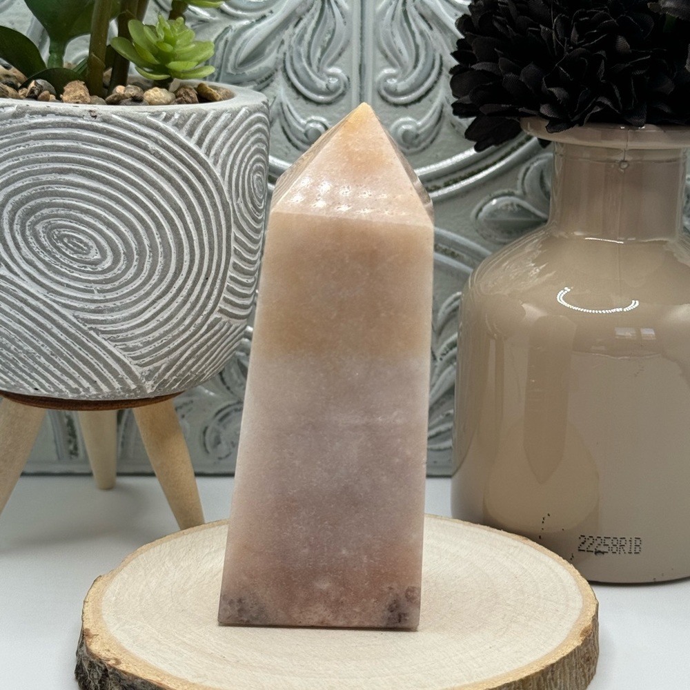 DISCOUNTED Pink Amethyst Tower